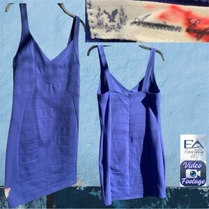 American Eagle Blue Bodycon Bandage Dress